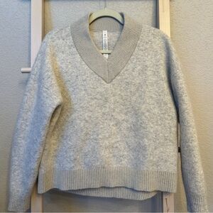 Lululemon Alpaca Wool-Blend V-Neck Sweater